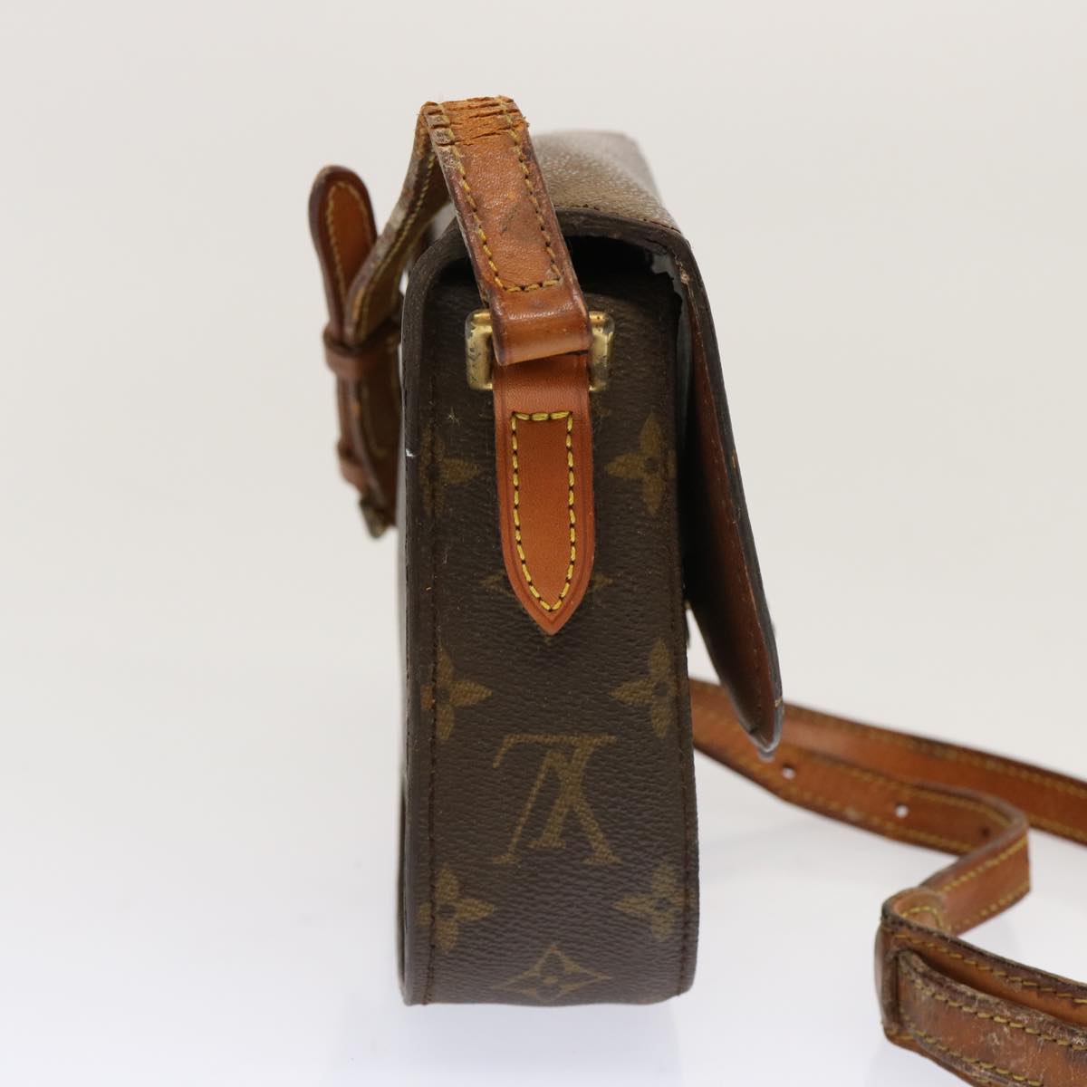 LOUIS VUITTON Monogram Saint Cloud PM Shoulder Bag M51244 LV ar11509