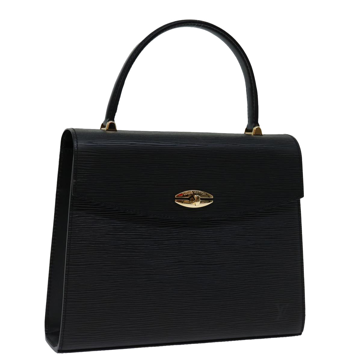 LOUIS VUITTON Epi Malesherbes Hand Bag Black M52372 LV ar11573B