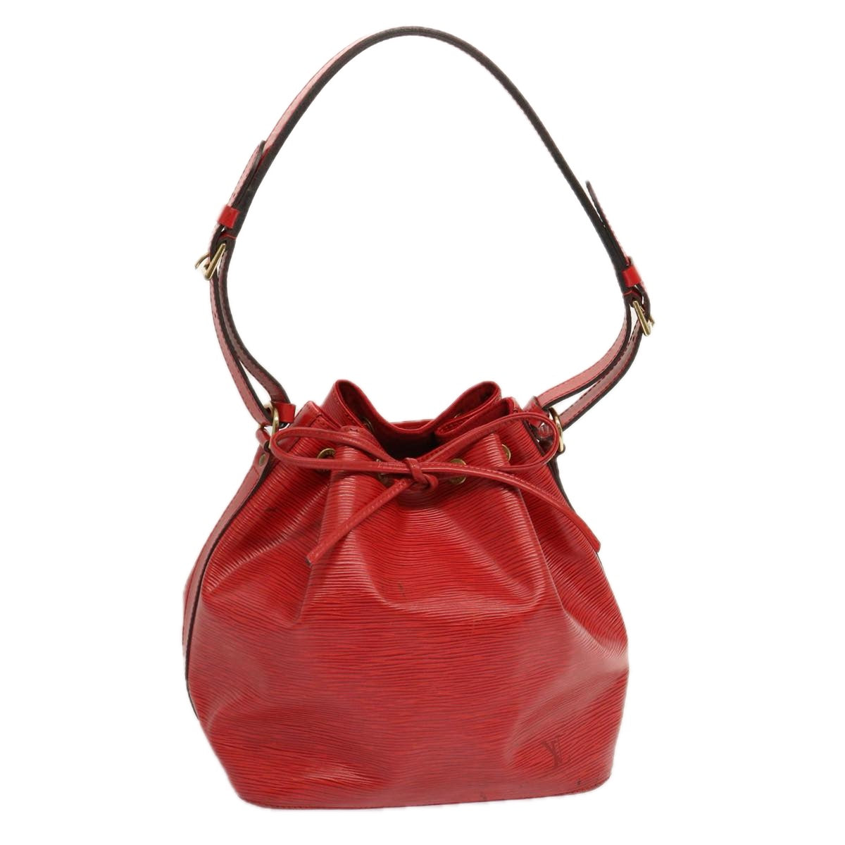 LOUIS VUITTON Epi Petit Noe Shoulder Bag Red M44107 LV ar11584B