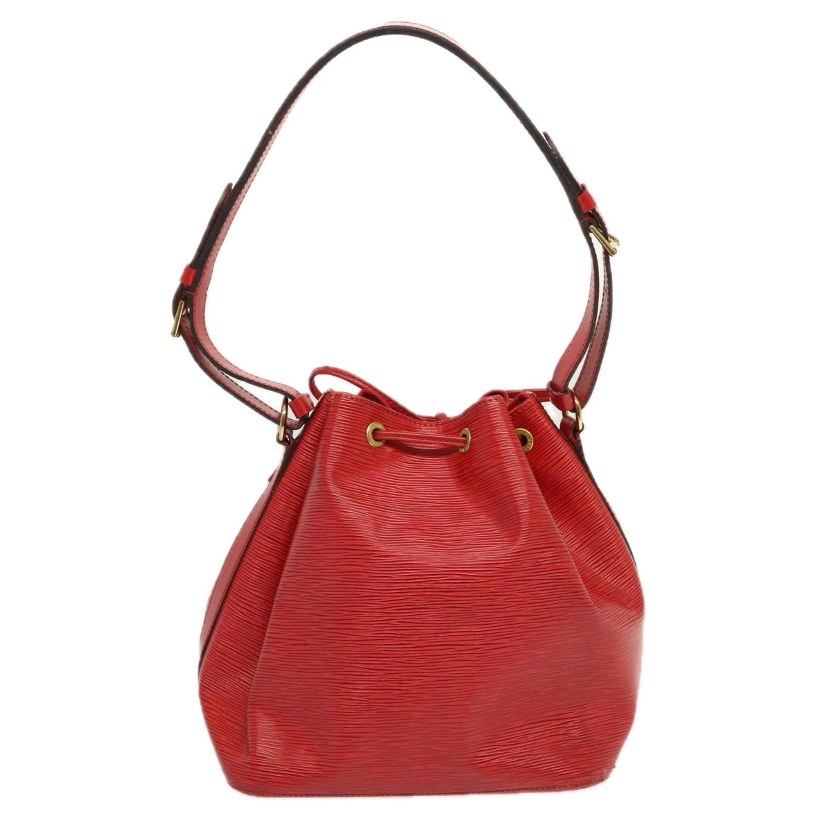 LOUIS VUITTON Epi Petit Noe Shoulder Bag Red M44107 LV ar11584B