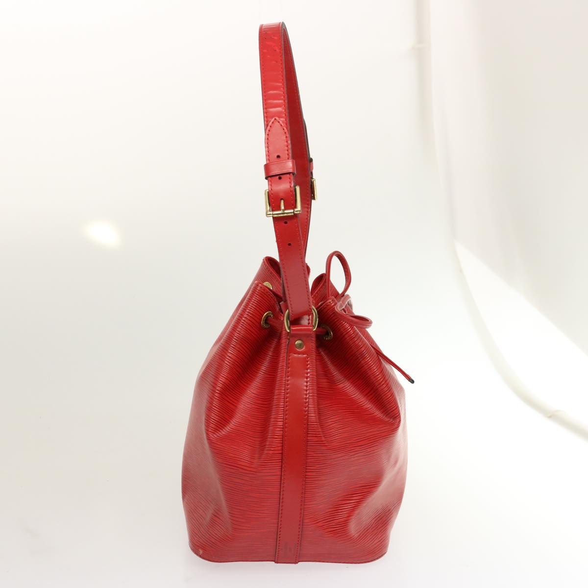 LOUIS VUITTON Epi Petit Noe Shoulder Bag Red M44107 LV ar11584B