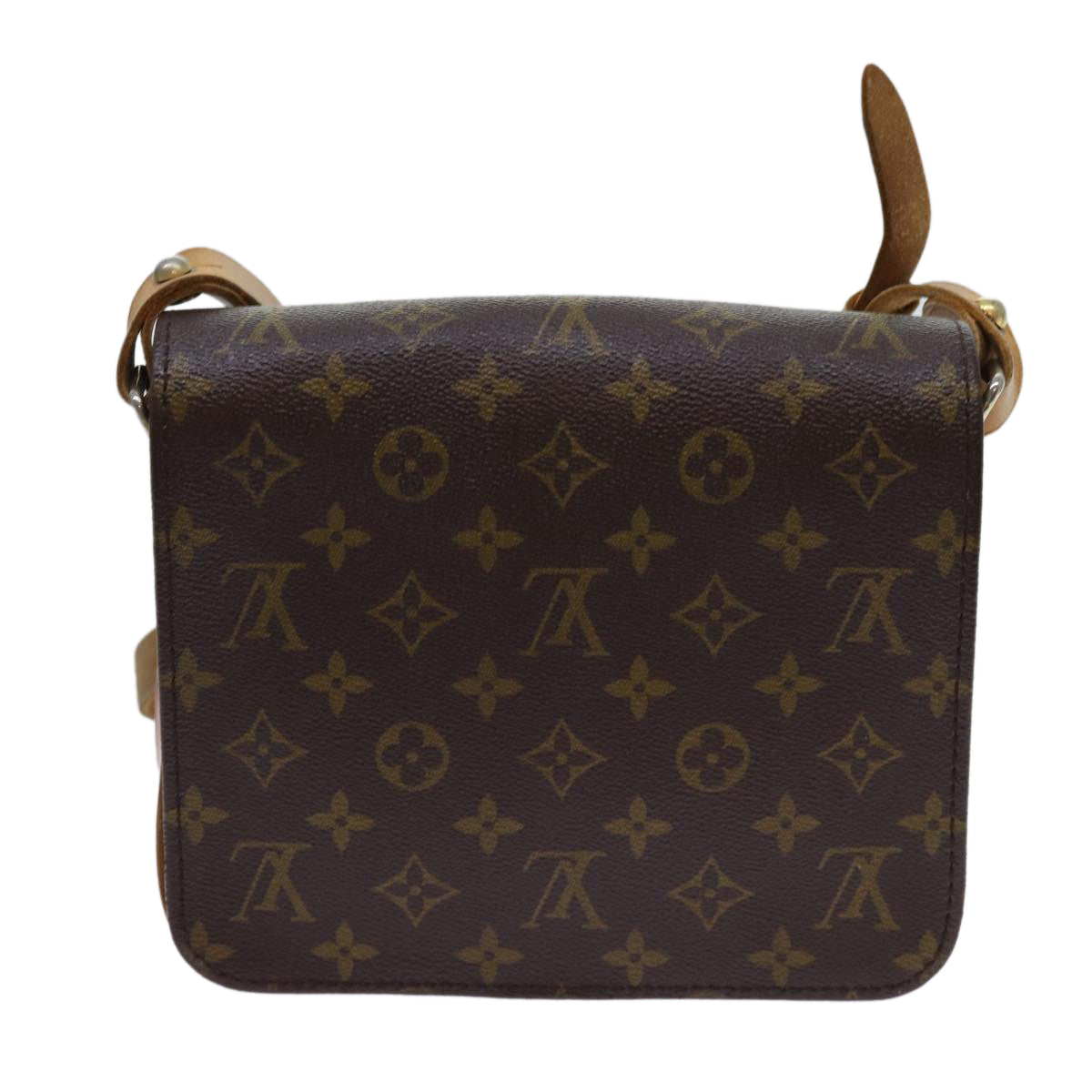 LOUIS VUITTON Monogram Cartouchiere MM Shoulder Bag Vintage M51253 ar11590B