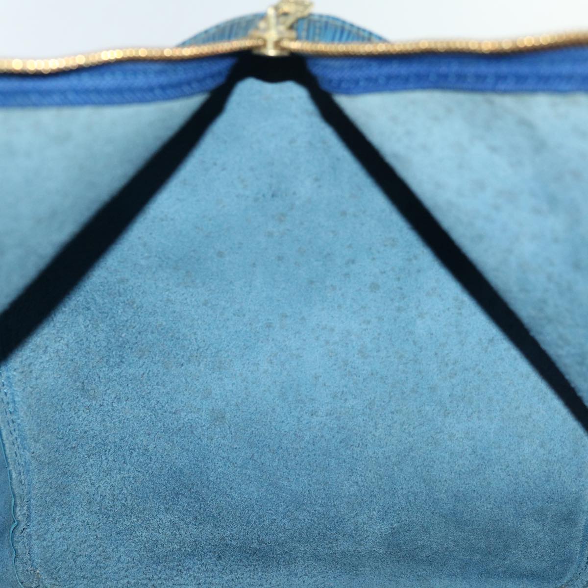 LOUIS VUITTON Epi Keepall 55 Boston Bag Blue M42955 LV ar11608B