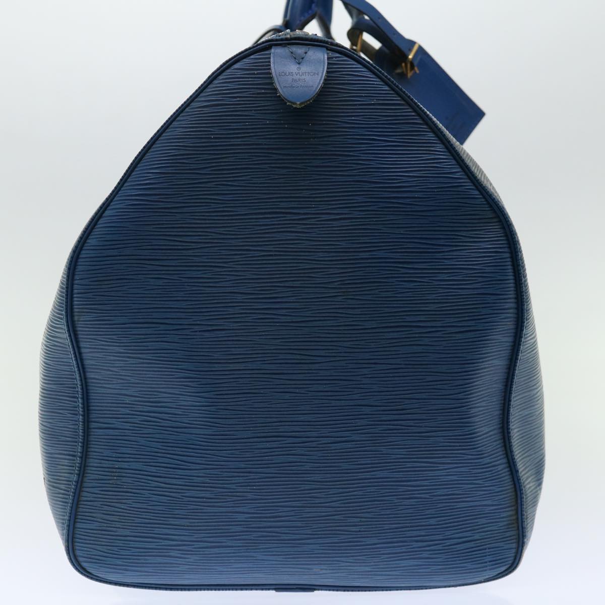 LOUIS VUITTON Epi Keepall 55 Boston Bag Blue M42955 LV ar11608B