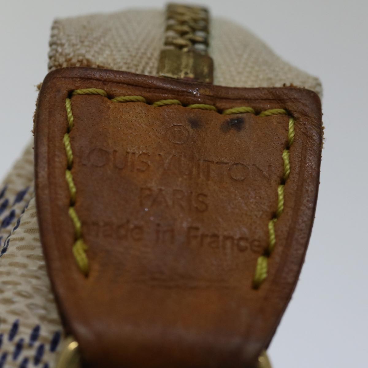 LOUIS VUITTON Damier Azur Mini Pochette Accessoires Pouch N58010 ar11611B