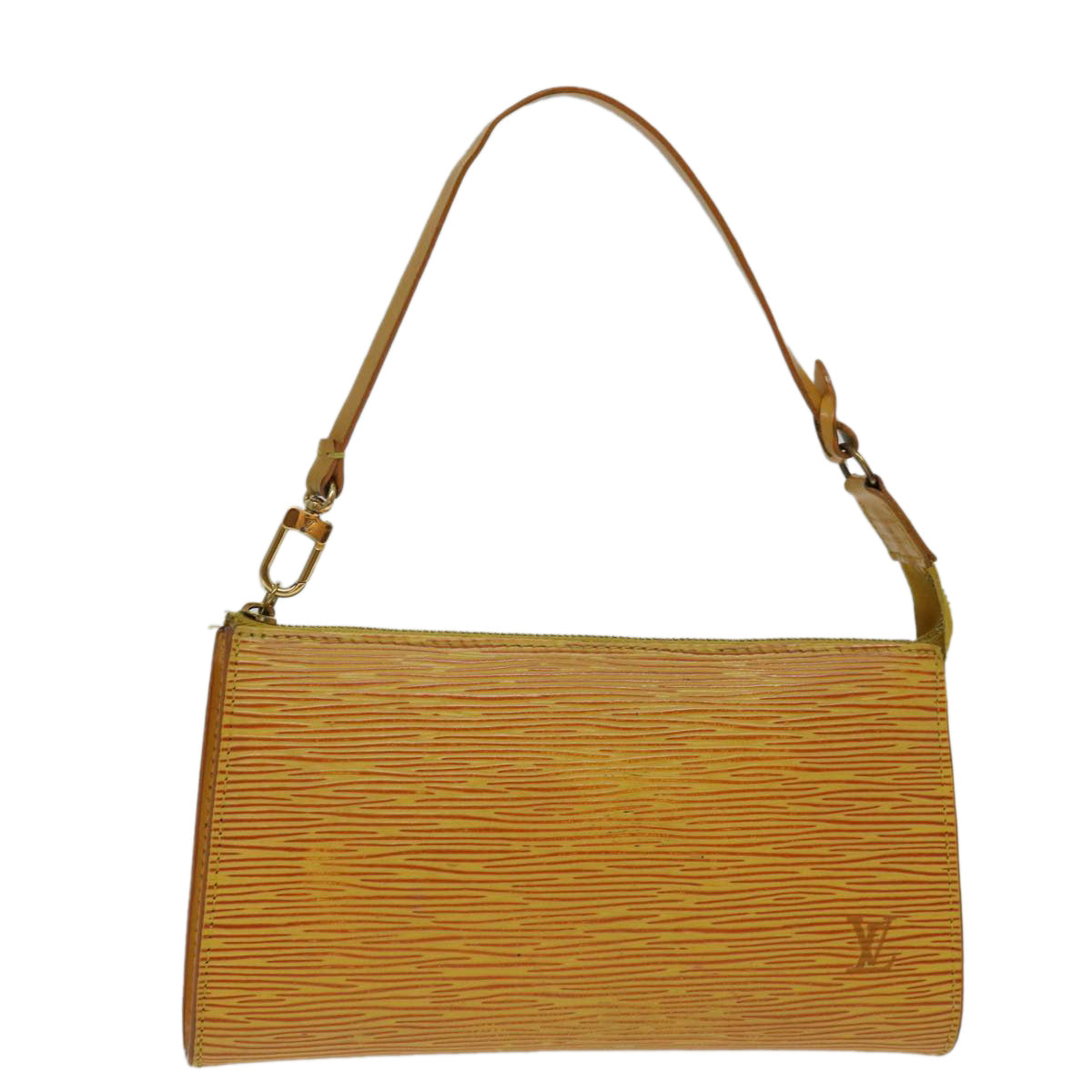 LOUIS VUITTON Epi Pochette Accessoires Pouch Yellow M52989 LV ar11612B