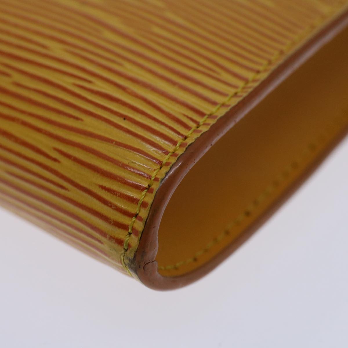 LOUIS VUITTON Epi Pochette Accessoires Pouch Yellow M52989 LV ar11612B