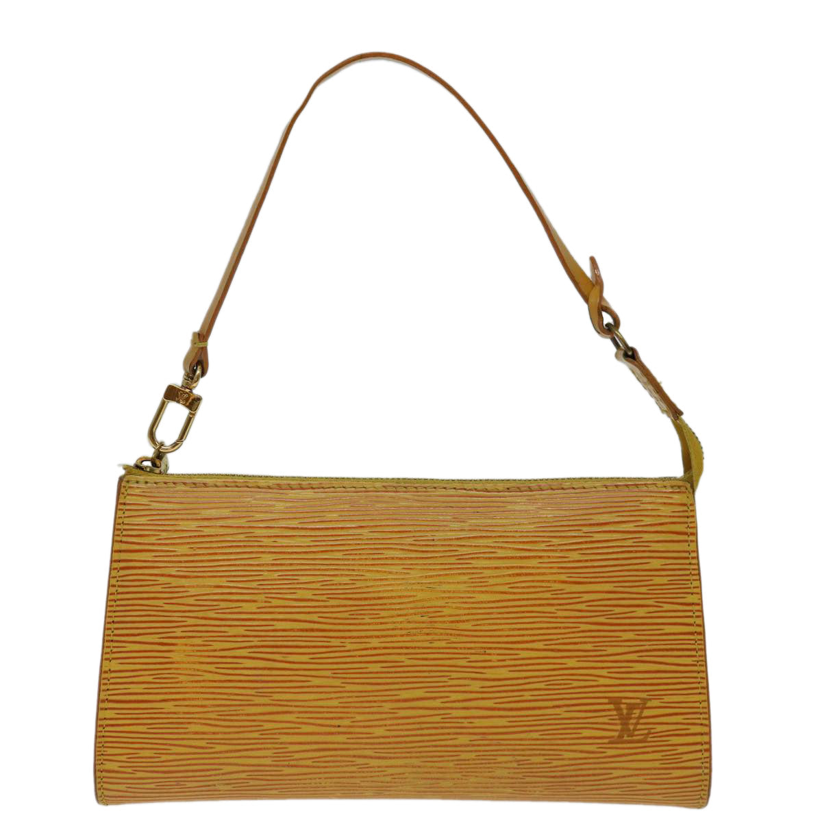 LOUIS VUITTON Epi Pochette Accessoires Pouch Yellow M52989 LV ar11612B