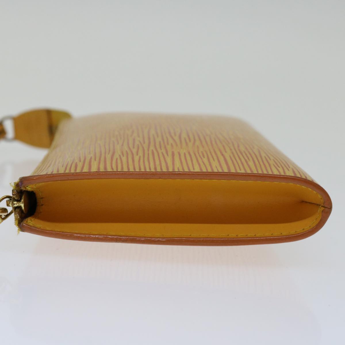 LOUIS VUITTON Epi Pochette Accessoires Pouch Yellow M52989 LV ar11612B