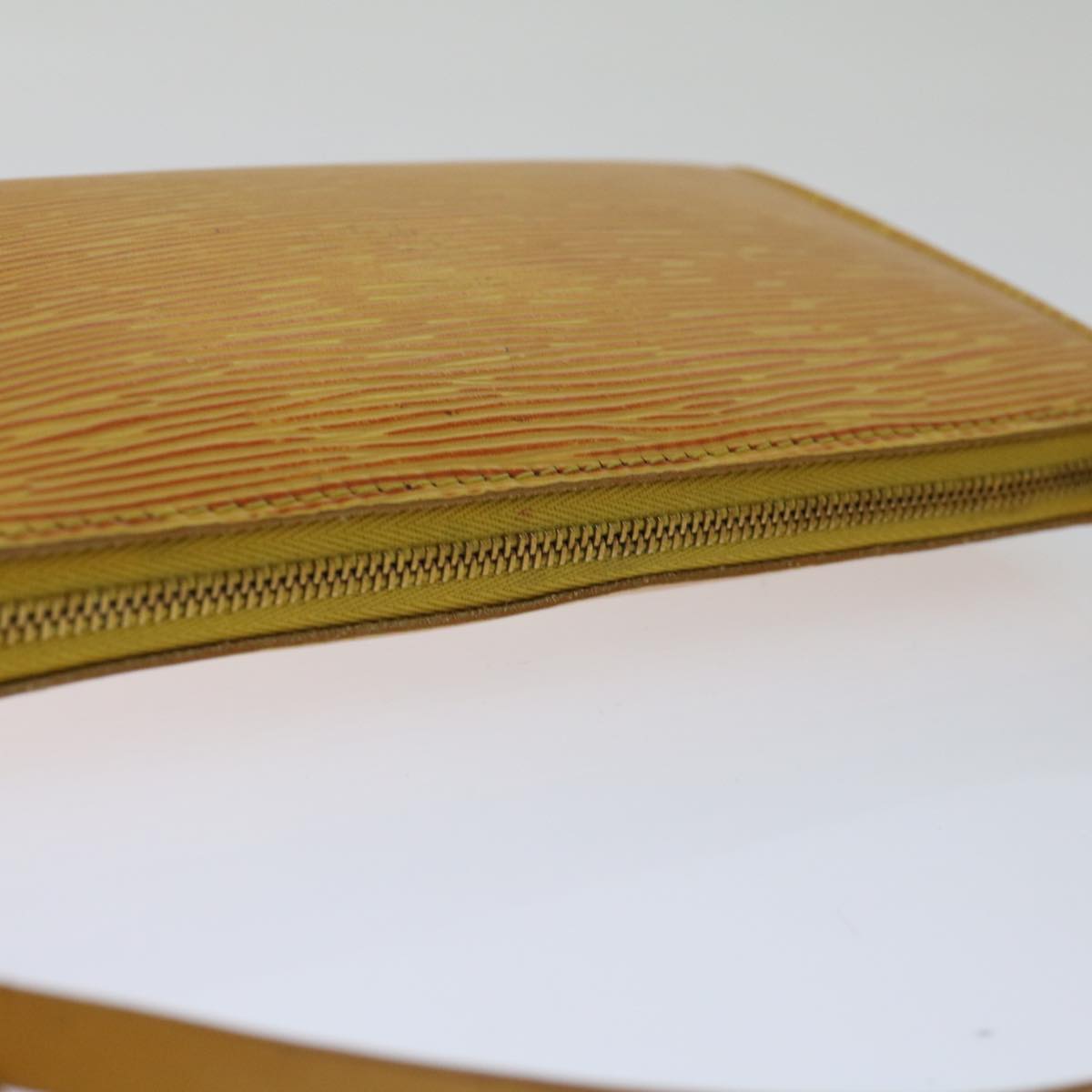 LOUIS VUITTON Epi Pochette Accessoires Pouch Yellow M52989 LV ar11612B