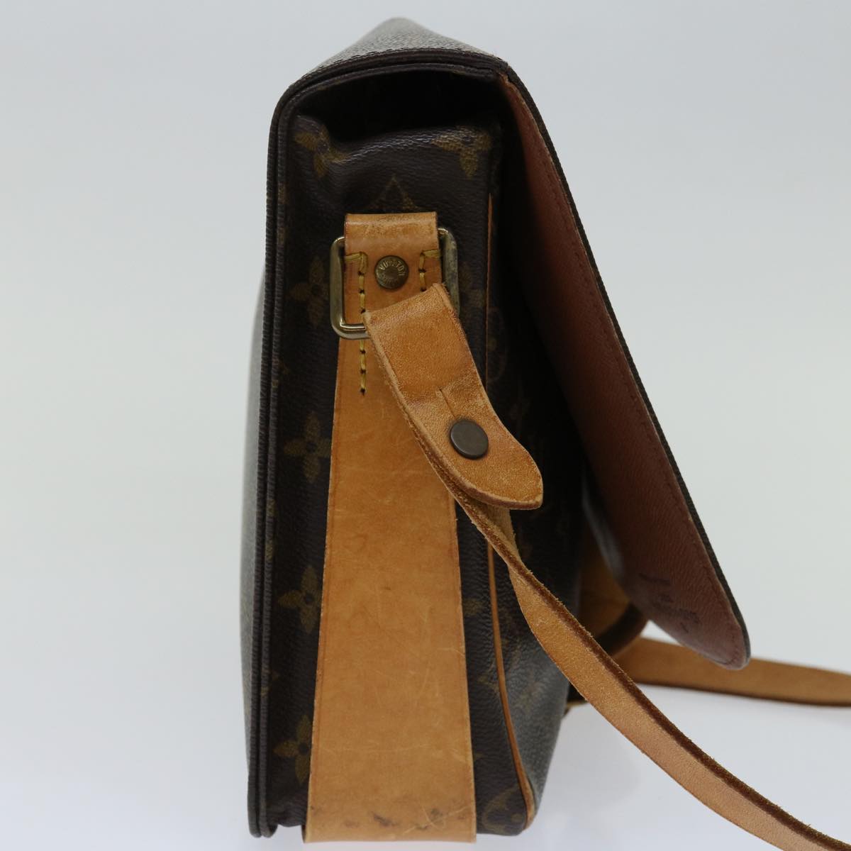 LOUIS VUITTON Monogram Cartouchiere GM Shoulder Bag M51252 LV ar11622B