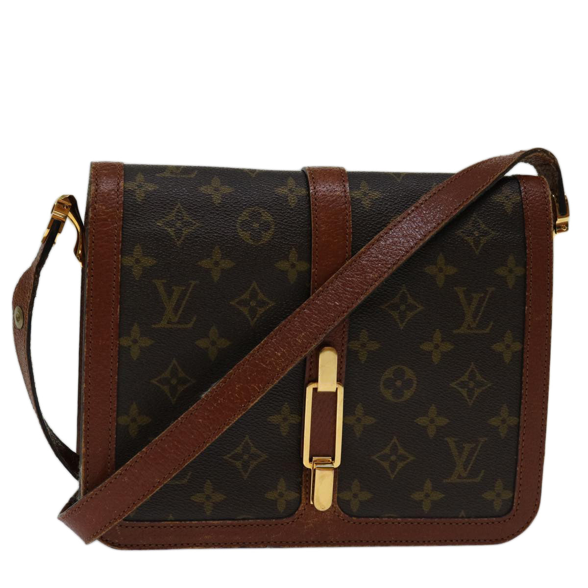 LOUIS VUITTON Monogram Ronpoan Shoulder Bag No.232 LV ar11630B