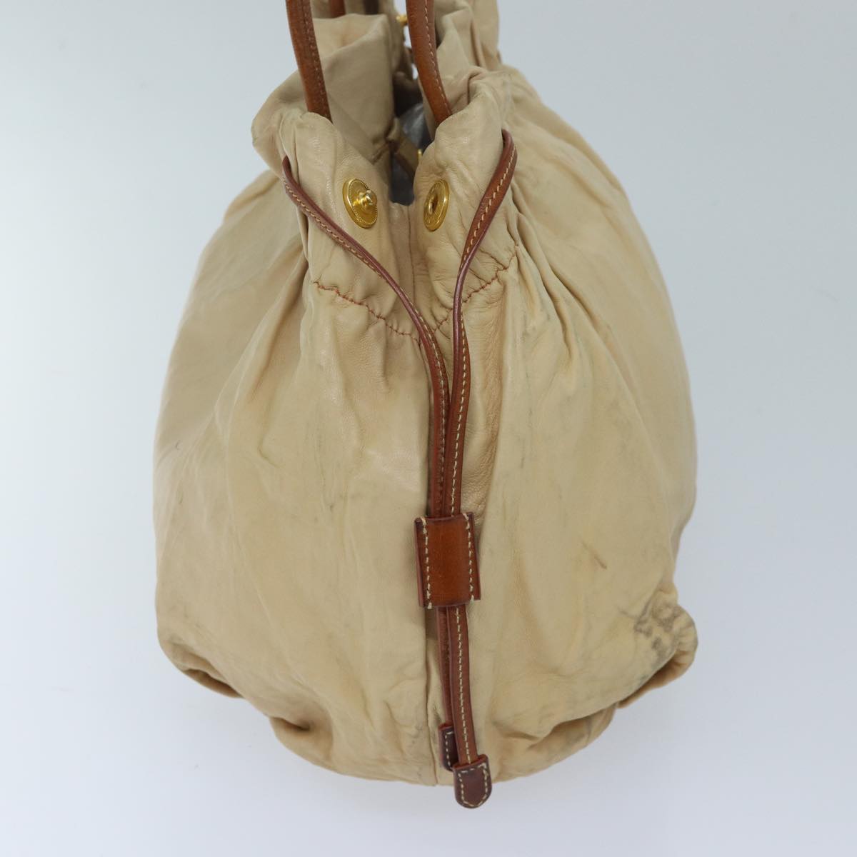 Luxury PradaShoulder Bag Leather Beige ar11638B