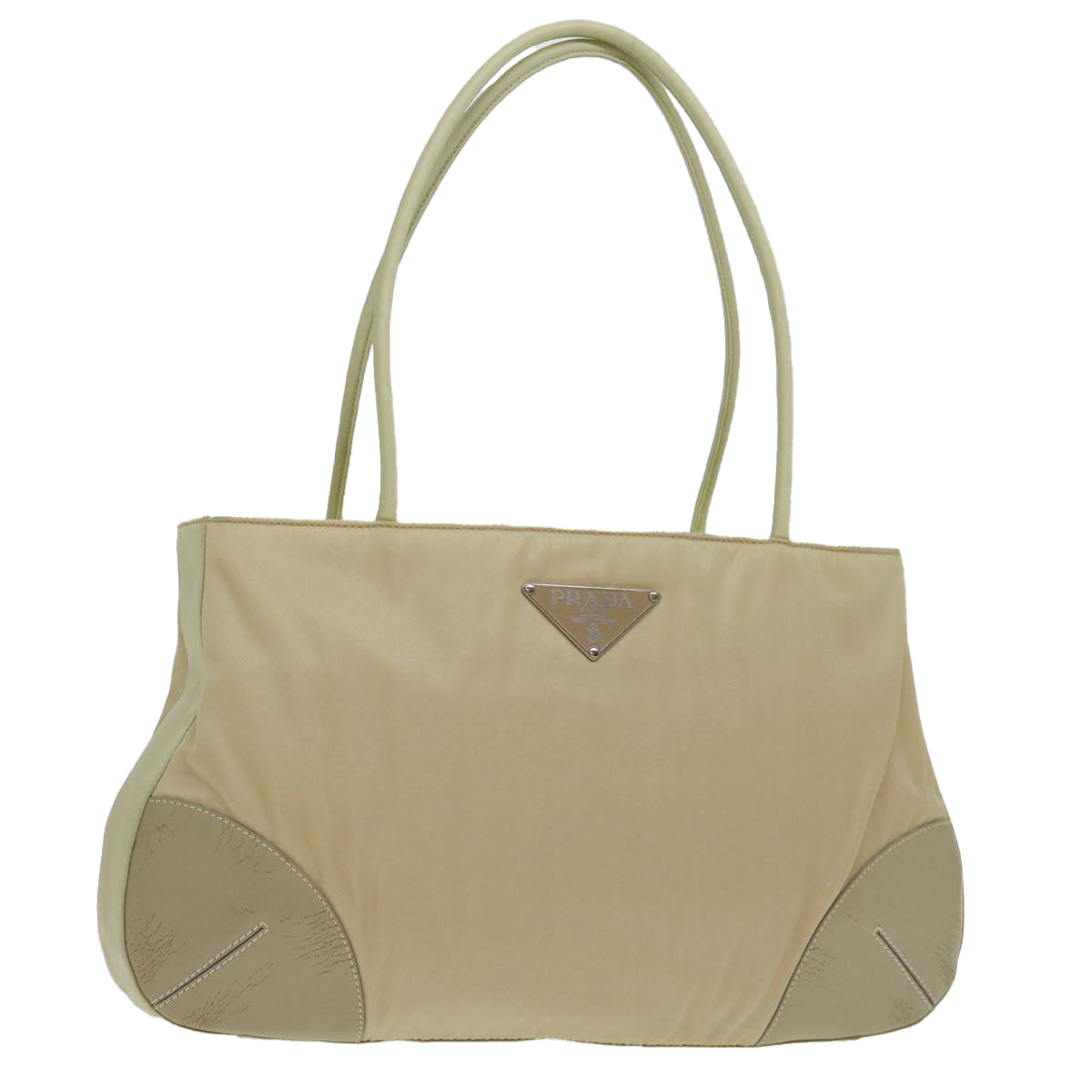 Luxury PradaHand Bag Nylon Beige ar11646B