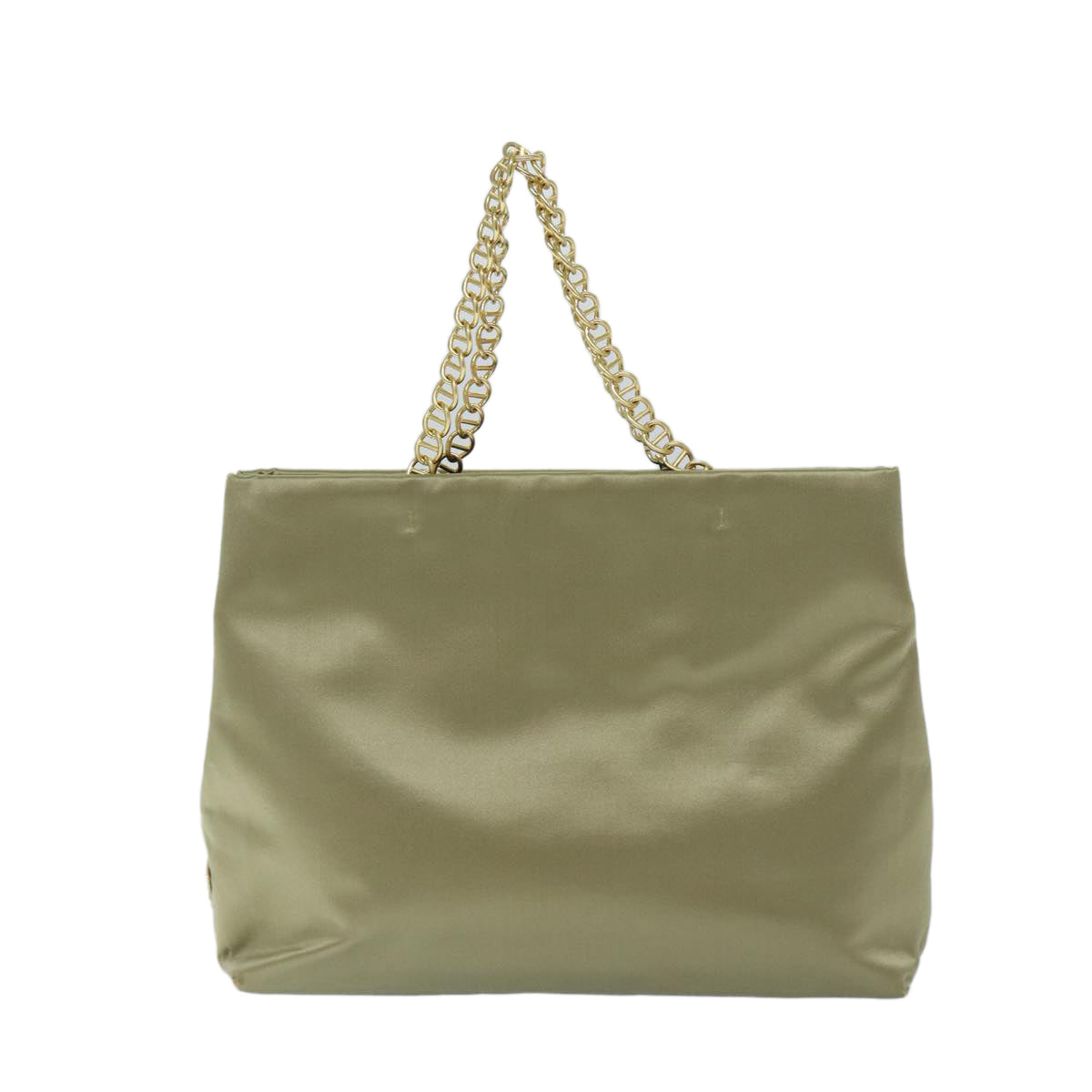 Luxury PradaChain Hand Bag Satin Beige ar11648B