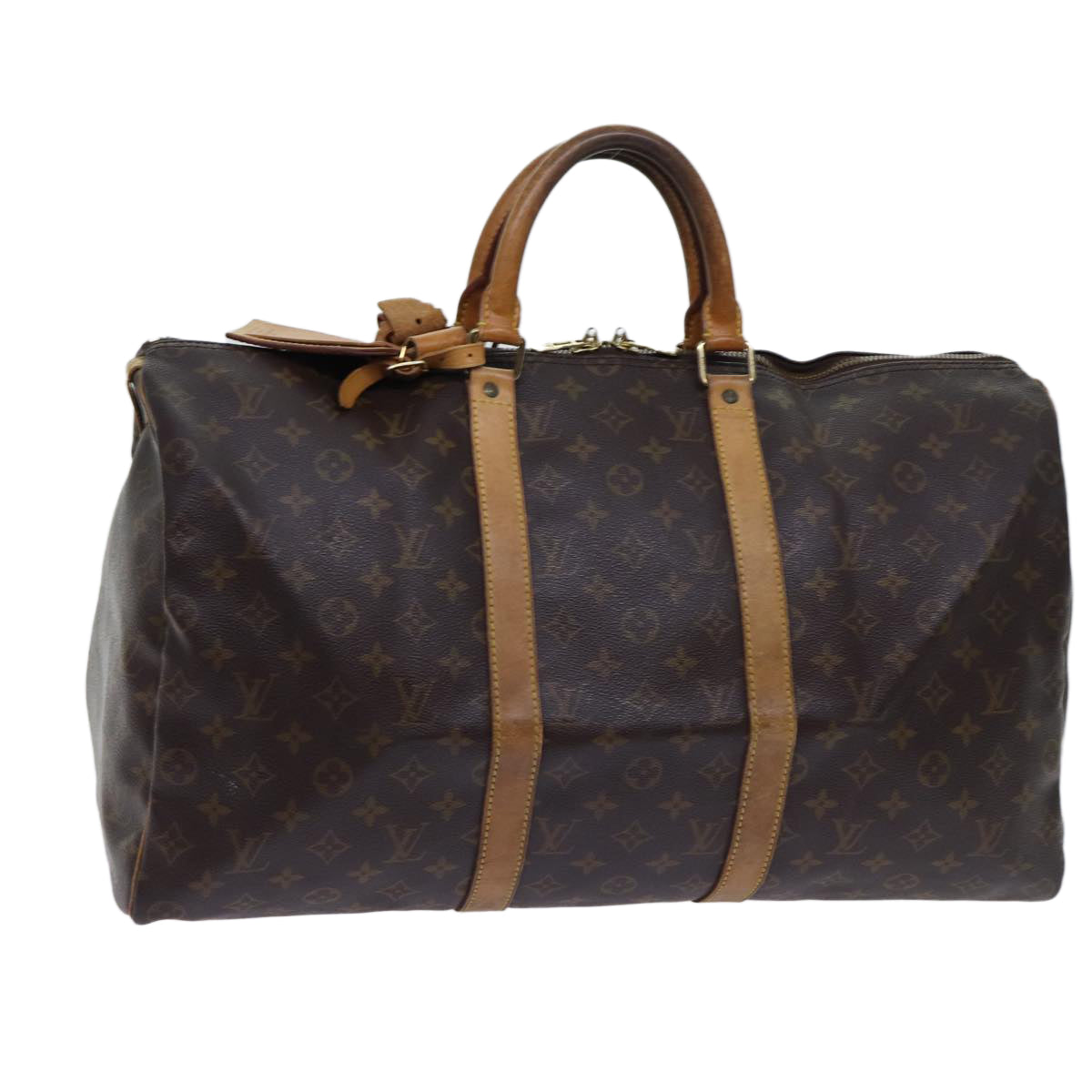 LOUIS VUITTON Monogram Keepall 50 Boston Bag M41426 LV ar11653B