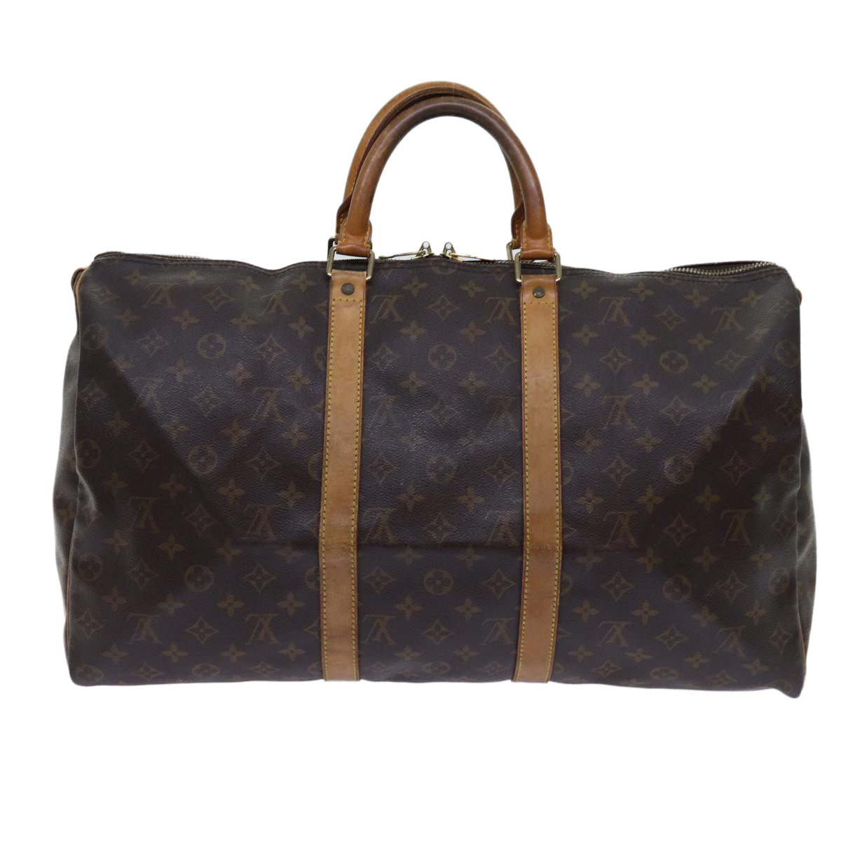 LOUIS VUITTON Monogram Keepall 50 Boston Bag M41426 LV ar11653B