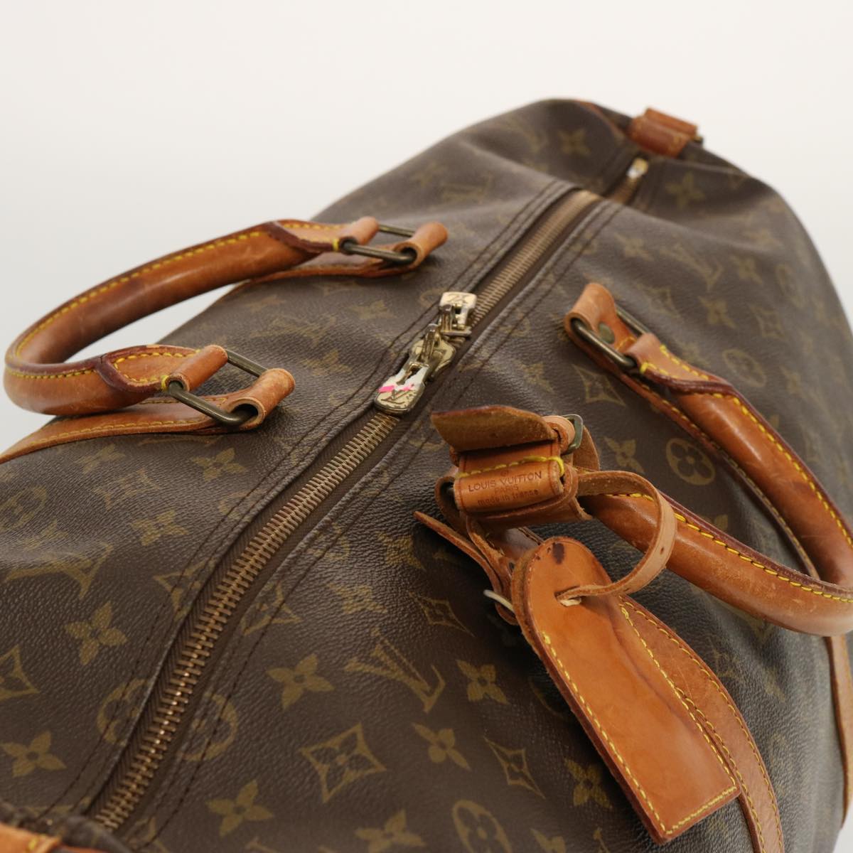 LOUIS VUITTON Monogram Keepall Bandouliere 55 Boston Bag M41414 LV ar11654B