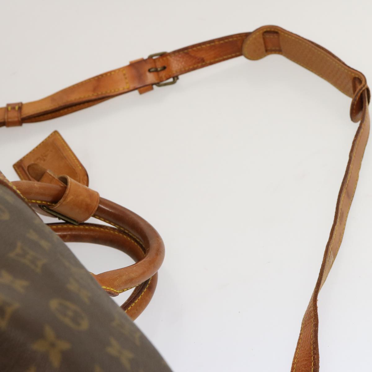 LOUIS VUITTON Monogram Keepall Bandouliere 55 Boston Bag M41414 LV ar11654B