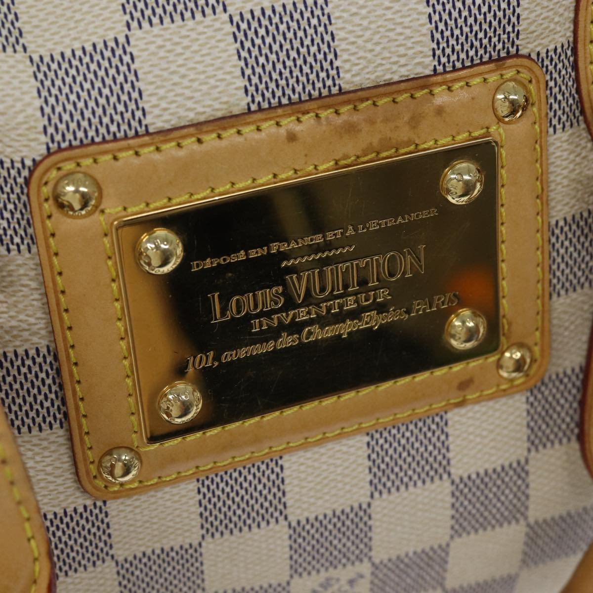 LOUIS VUITTON Damier Azur Berkeley Hand Bag N52001 LV ar11663B