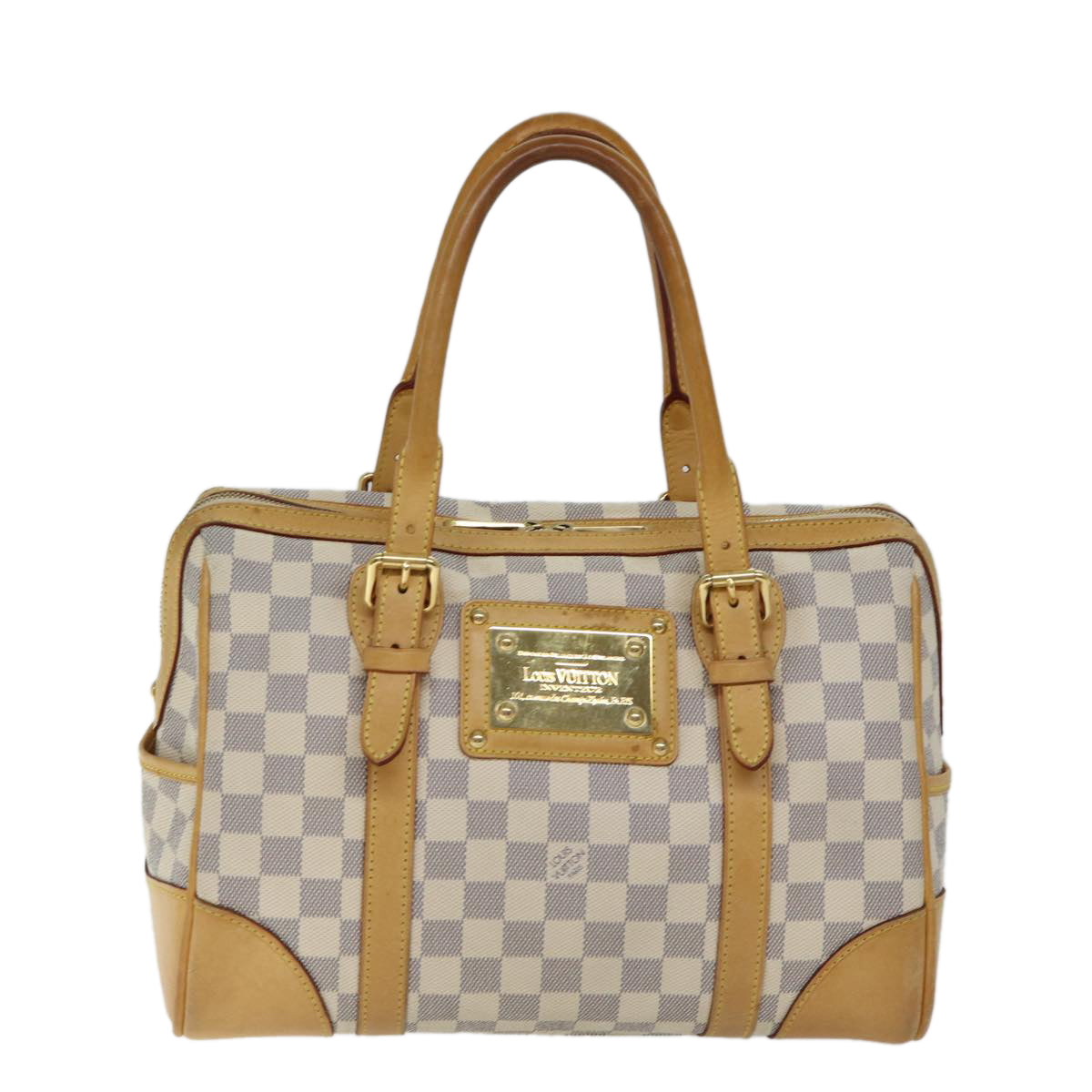 LOUIS VUITTON Damier Azur Berkeley Hand Bag N52001 LV ar11663B