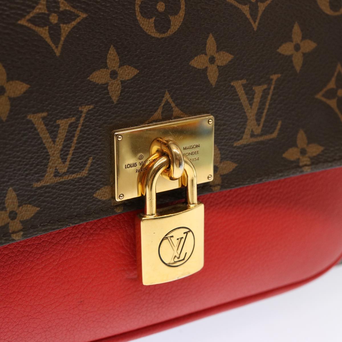 LOUIS VUITTON Monogram Marignan Hand Bag 2way Coklico M44544 LV ar11671A