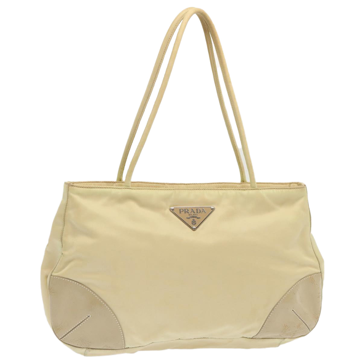 Luxury PradaHand Bag Nylon Beige ar11710