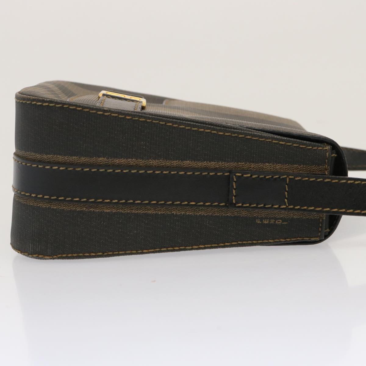 Luxury Fendi Pecan Canvas Shoulder Bag Brown Blackar11725