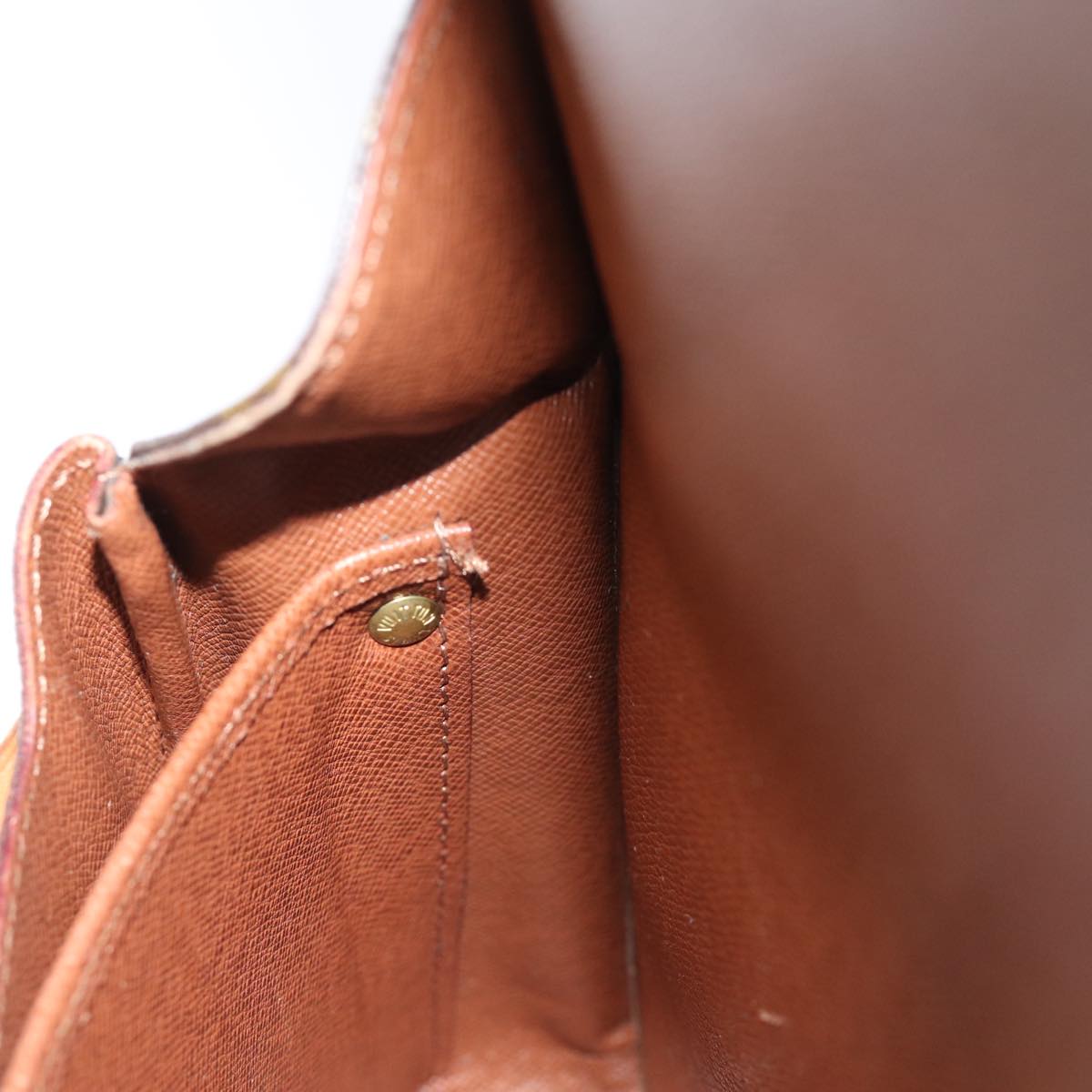 LOUIS VUITTON Monogram Cartouchiere MM Shoulder Bag M51253 LV ar11779B