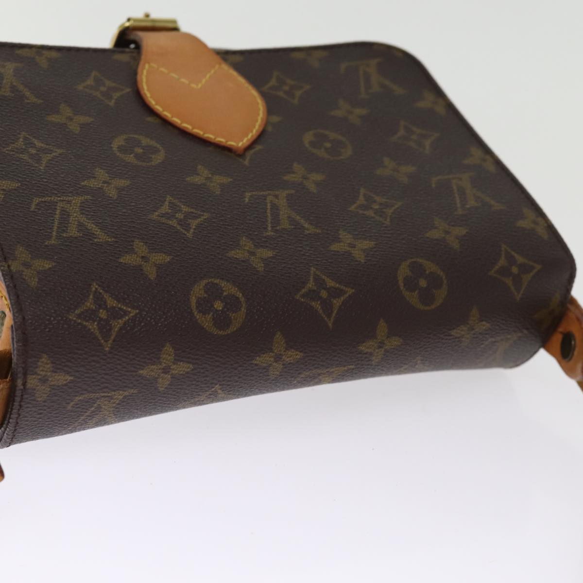 LOUIS VUITTON Monogram Cartouchiere MM Shoulder Bag M51253 LV ar11779B