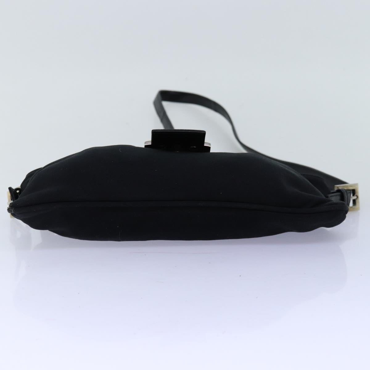 Luxury Fendi Mamma Baguette Shoulder Bag Nylon Blackar11787B