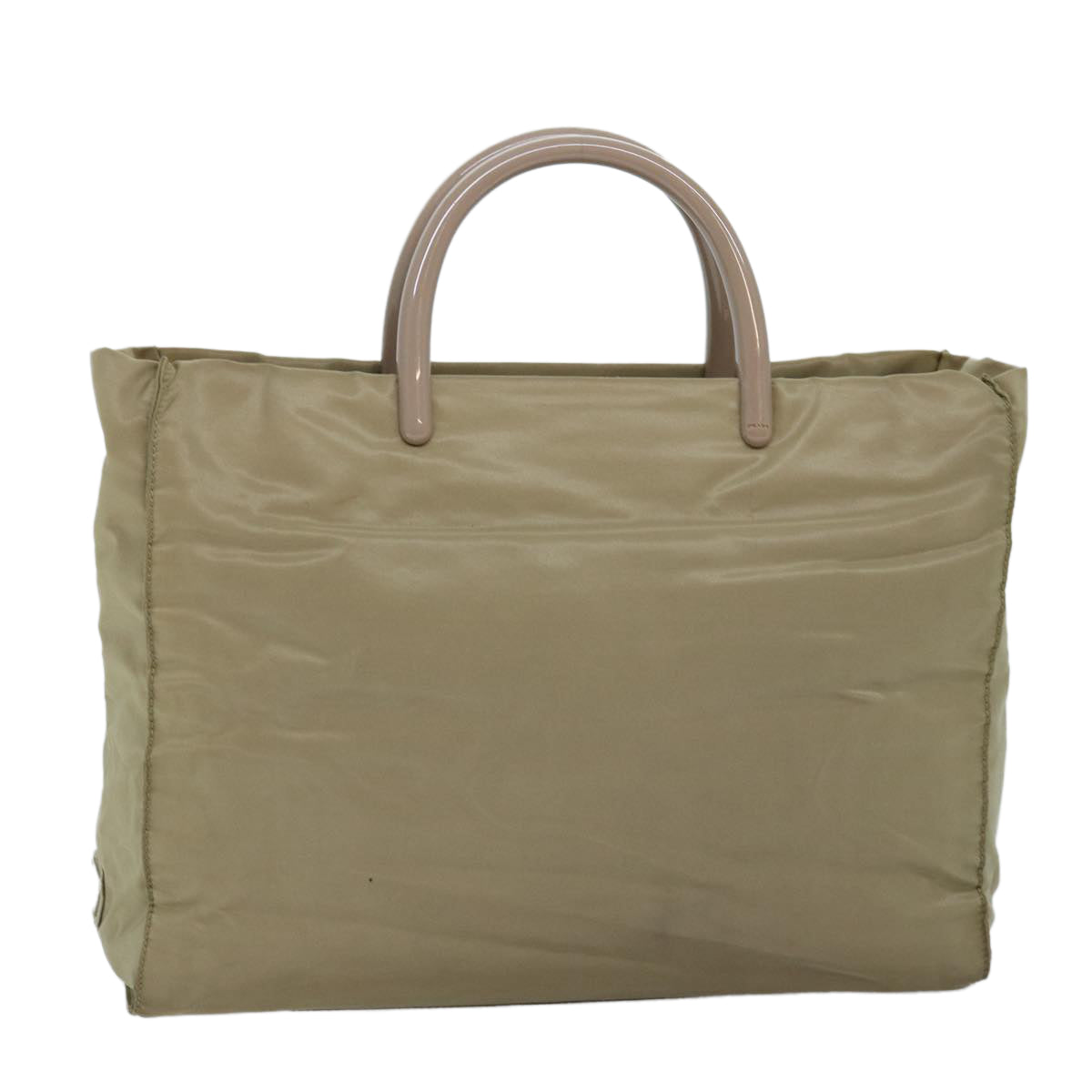 Luxury PradaHand Bag Nylon Beige ar11788B