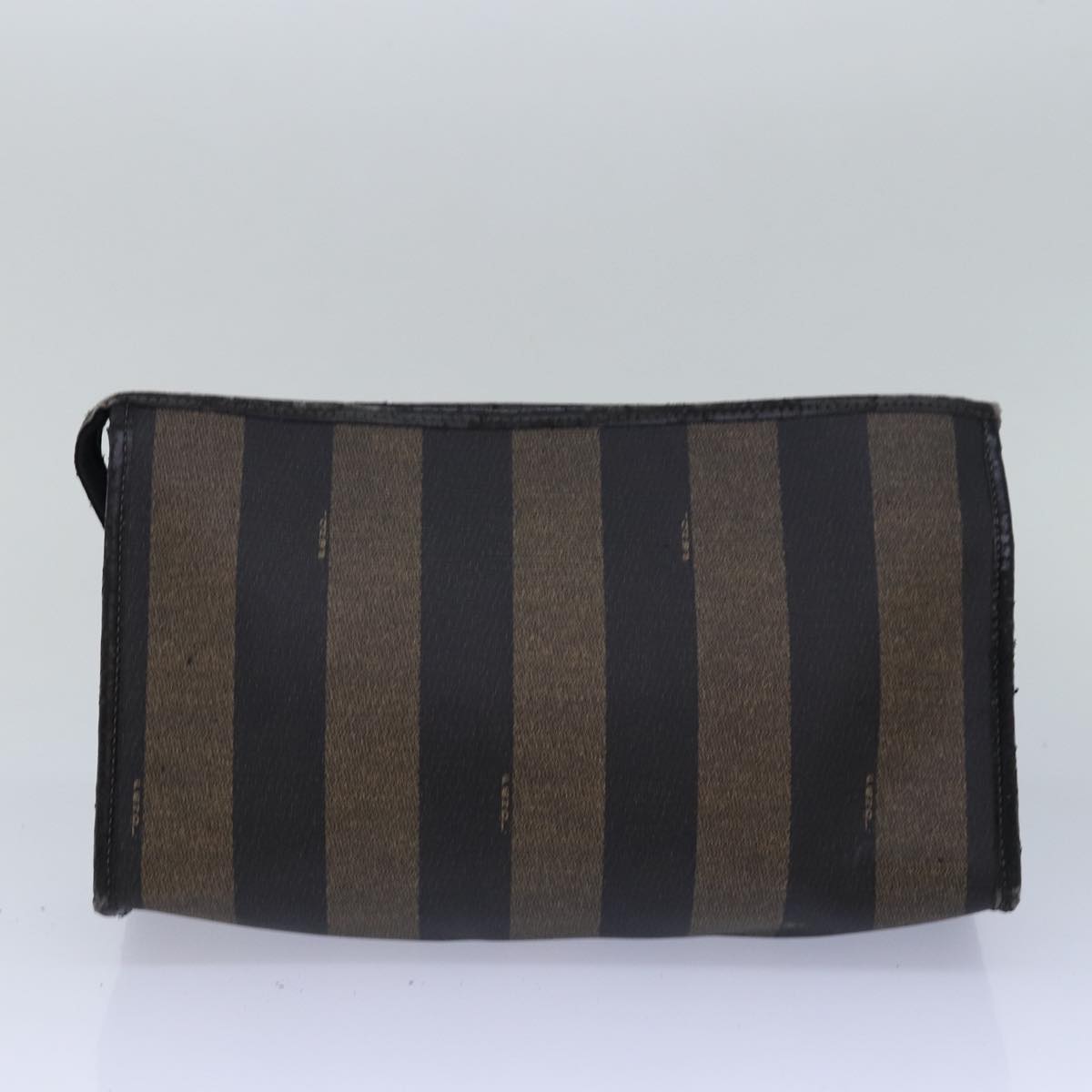 Luxury Fendi Pecan Canvas Clutch Bag 2Set Brown Blackar11882