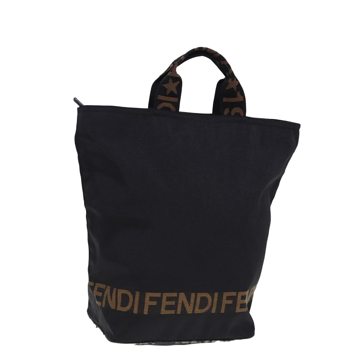 Luxury Fendi Tote Bag Canvas Blackar11998