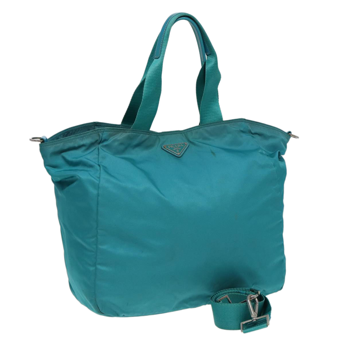 Luxury PradaHand Bag Nylon 2way Blue ar12004