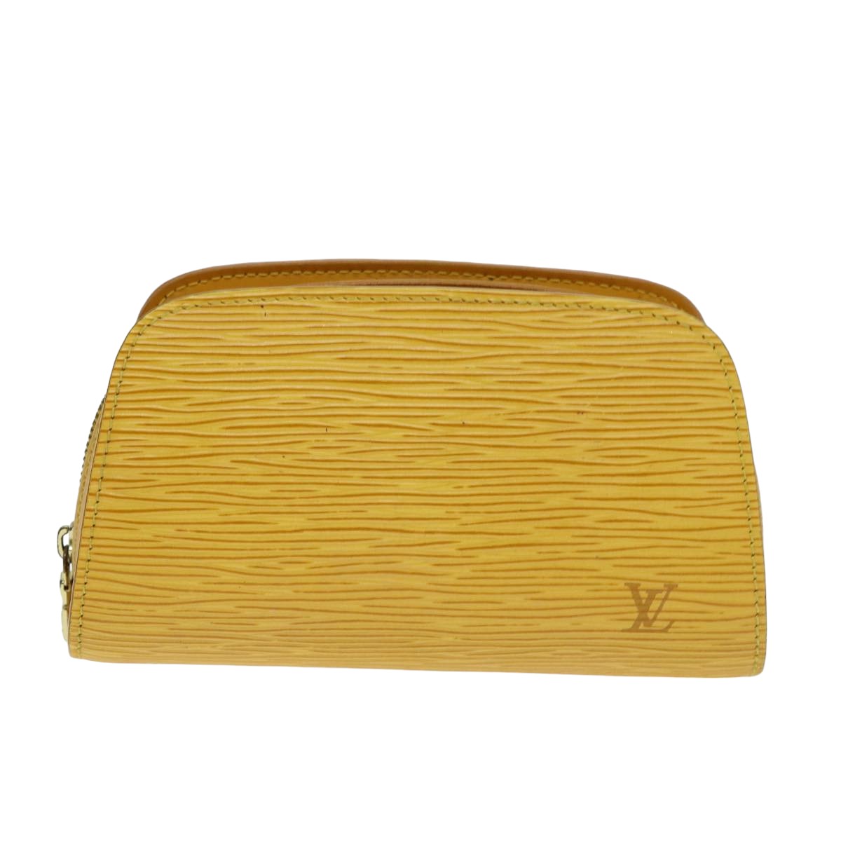 LOUIS VUITTON Epi Dauphine PM Pouch Yellow M48449 LV ar12013
