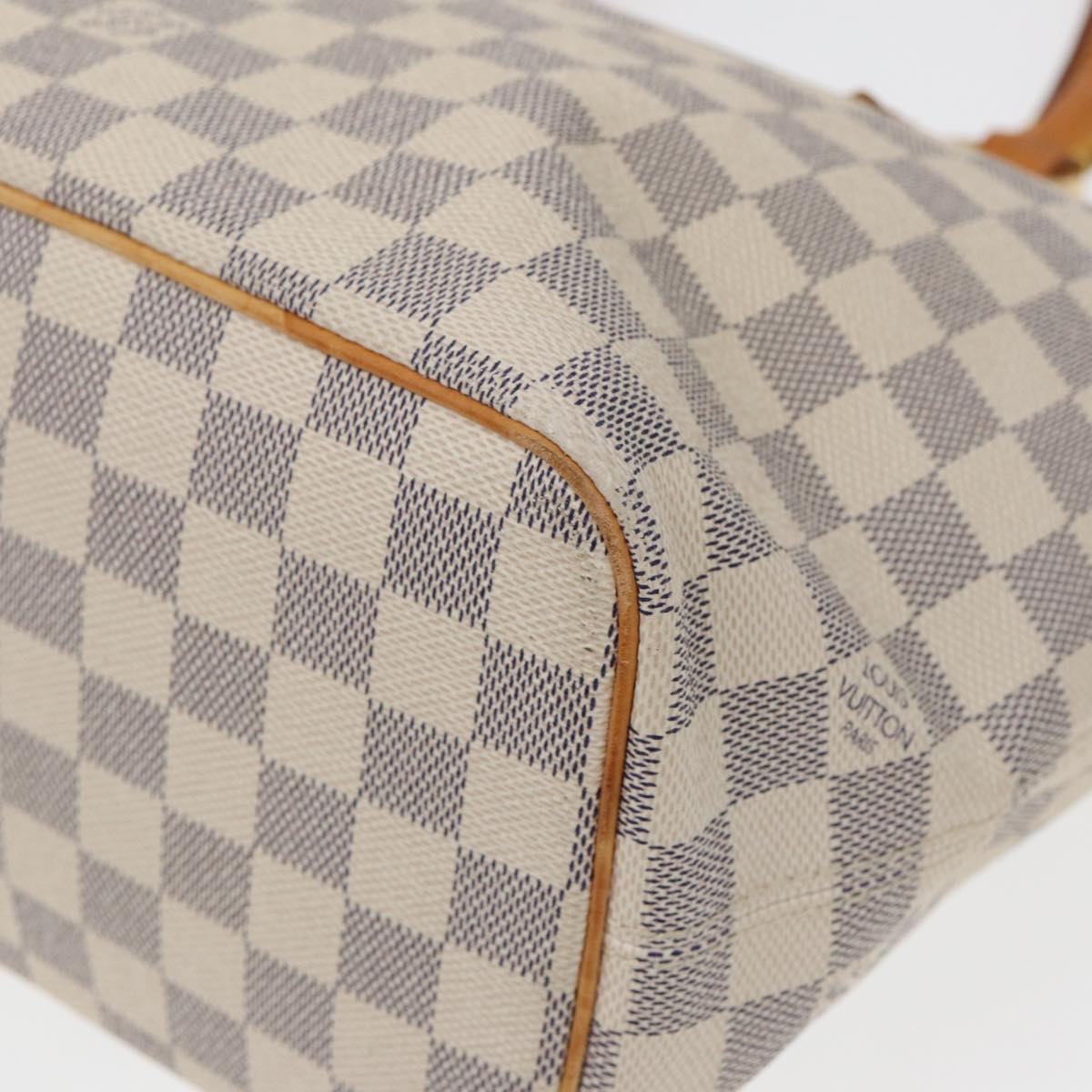 LOUIS VUITTON Damier Azur Saleya PM Tote Bag N51186 LV ar12052