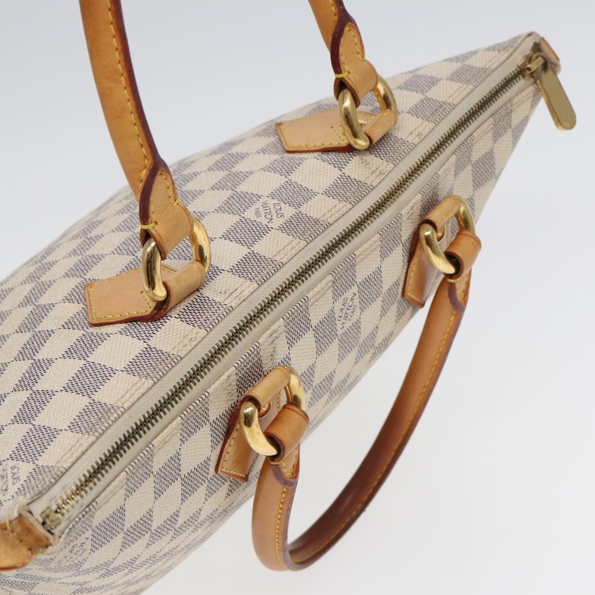 LOUIS VUITTON Damier Azur Saleya PM Tote Bag N51186 LV ar12052