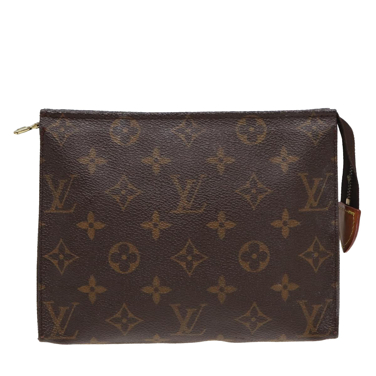 LOUIS VUITTON Monogram Poche Toilette 19 Pouch M47544 LV ar12065