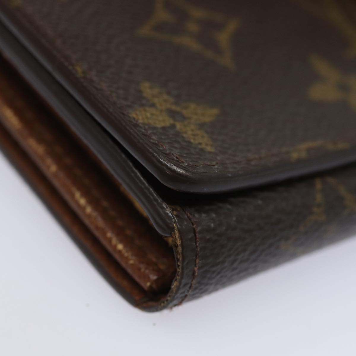 LOUIS VUITTON Monogram Porte Monnaie Billets Tresor Wallet M61730 ar12066