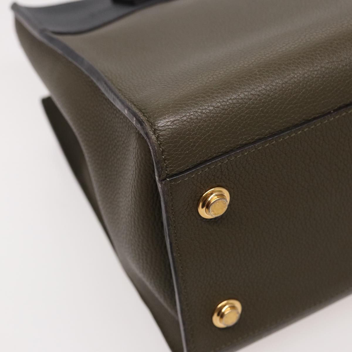 LOUIS VUITTON City Steamer MM Bag Leather 2way Black Green M54312 ar12078