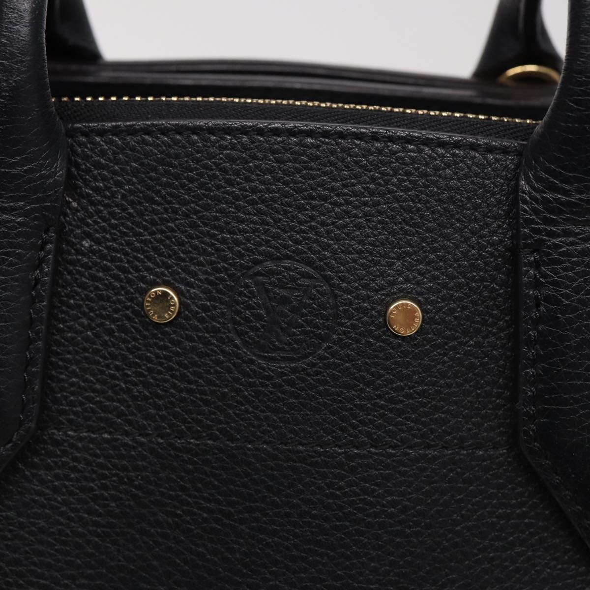 LOUIS VUITTON City Steamer MM Bag Leather 2way Black Green M54312 ar12078