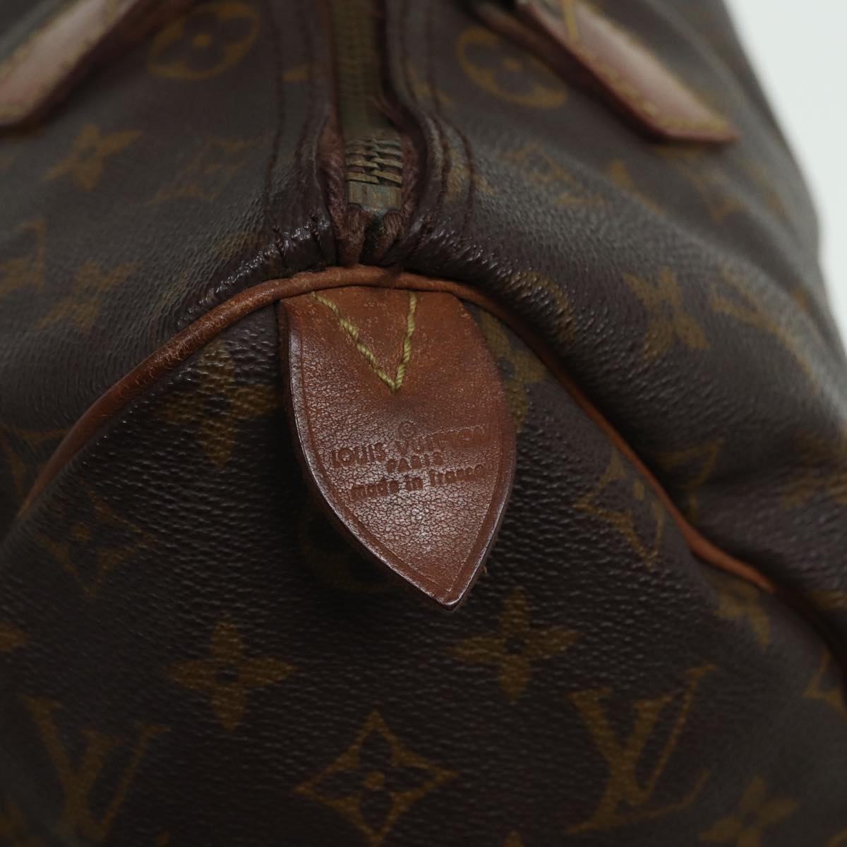 LOUIS VUITTON Monogram Speedy 30 Hand Bag Vintage M41526 LV ar12081