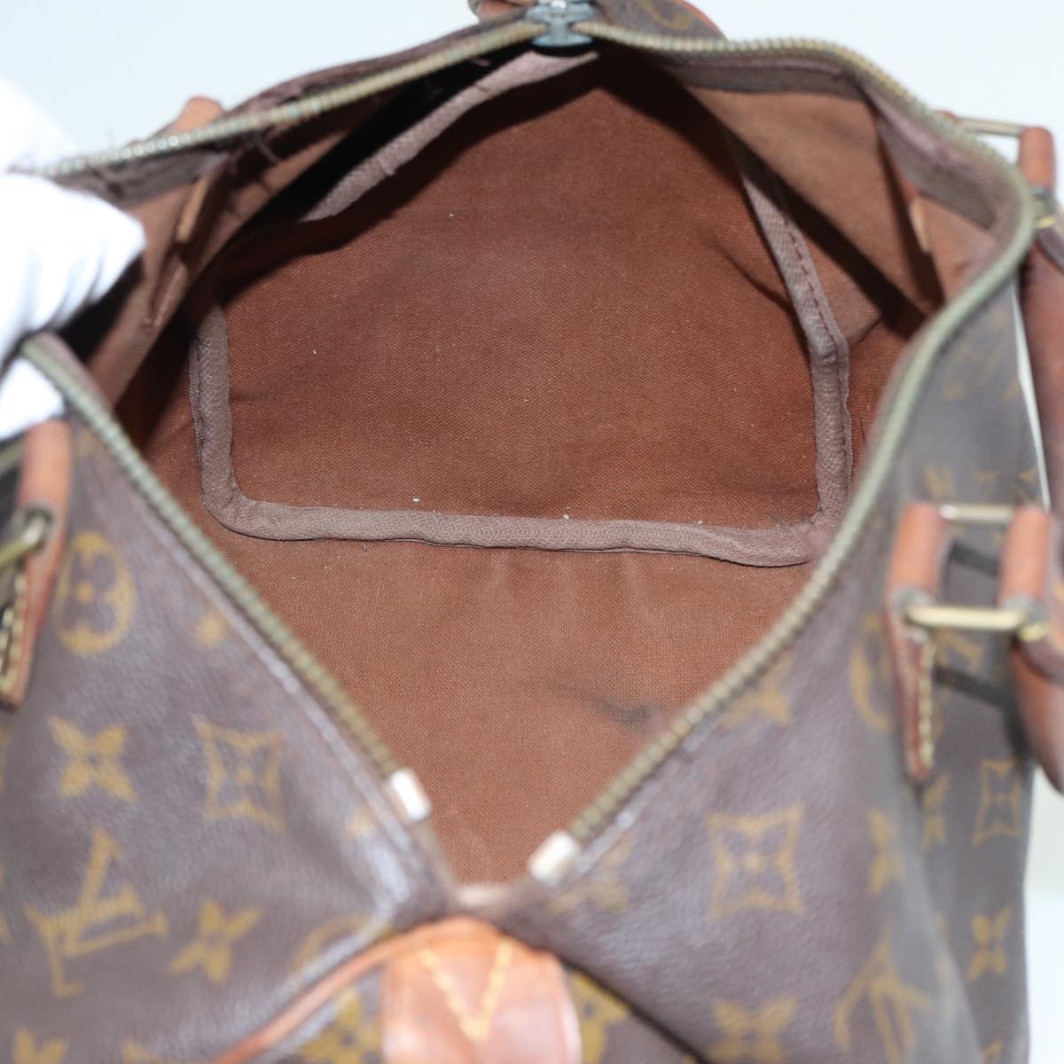 LOUIS VUITTON Monogram Speedy 30 Hand Bag Vintage M41526 LV ar12081