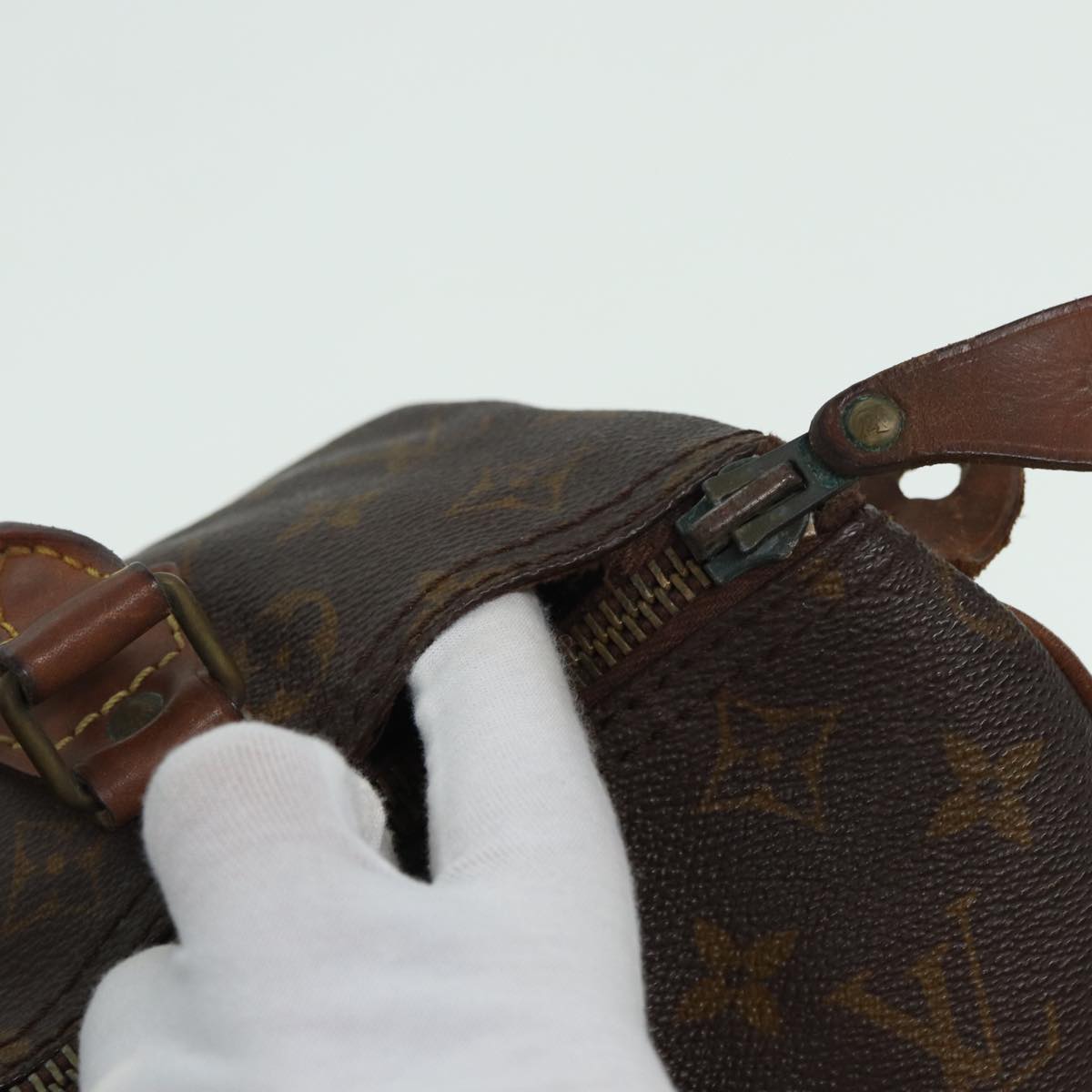LOUIS VUITTON Monogram Speedy 30 Hand Bag Vintage M41526 LV ar12081
