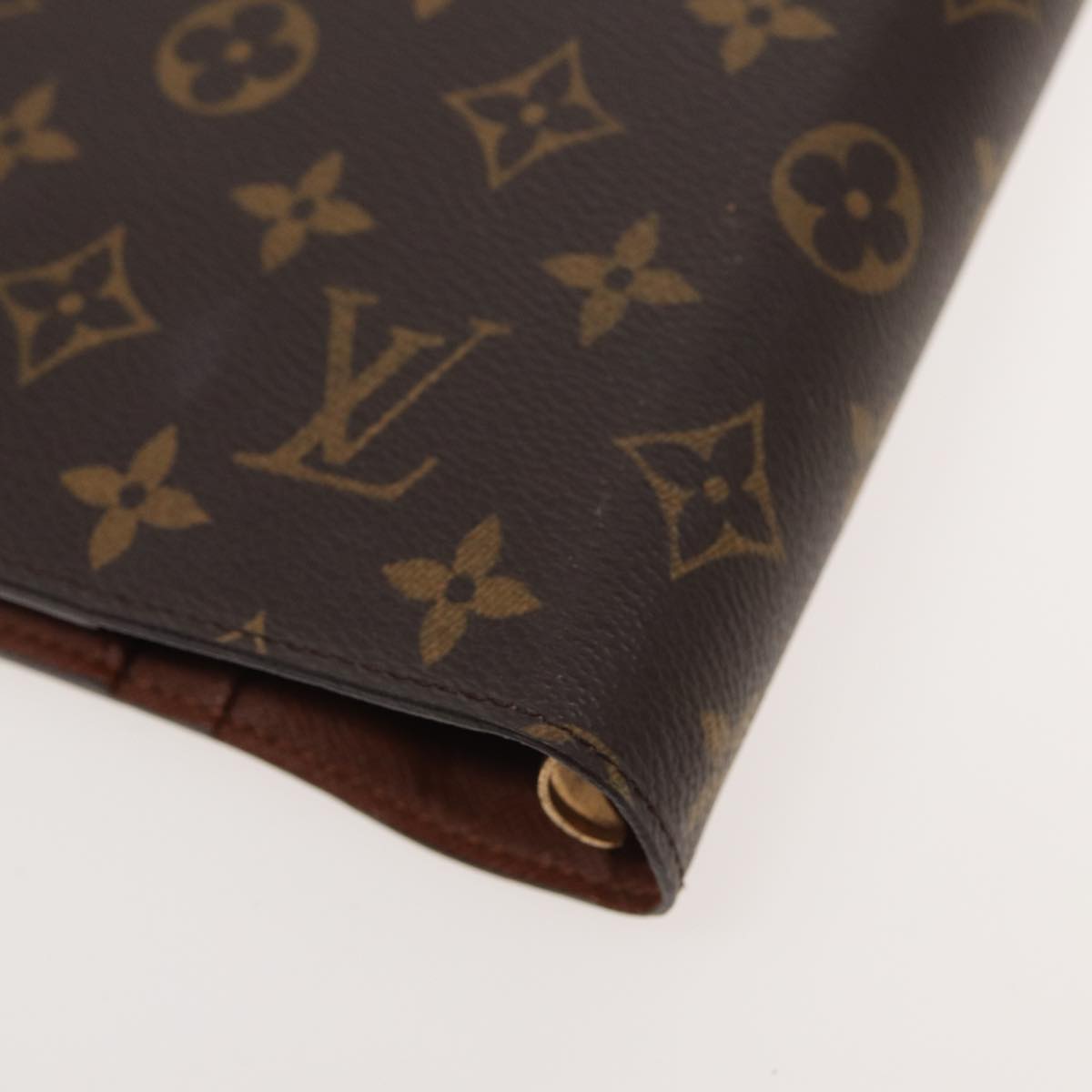 LOUIS VUITTON Monogram Agenda GM Day Planner Cover R20006 LV ar12092