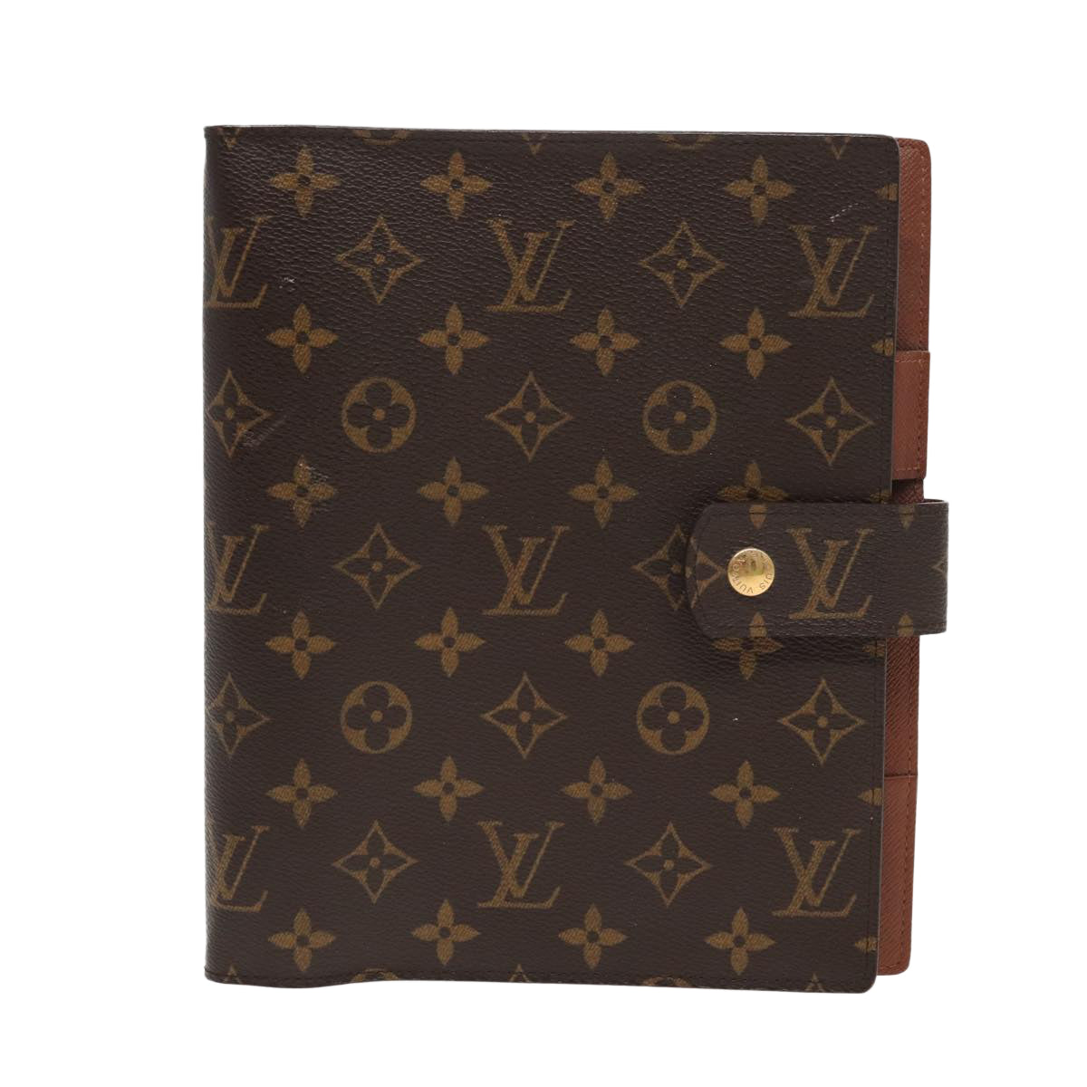LOUIS VUITTON Monogram Agenda GM Day Planner Cover R20006 LV ar12092