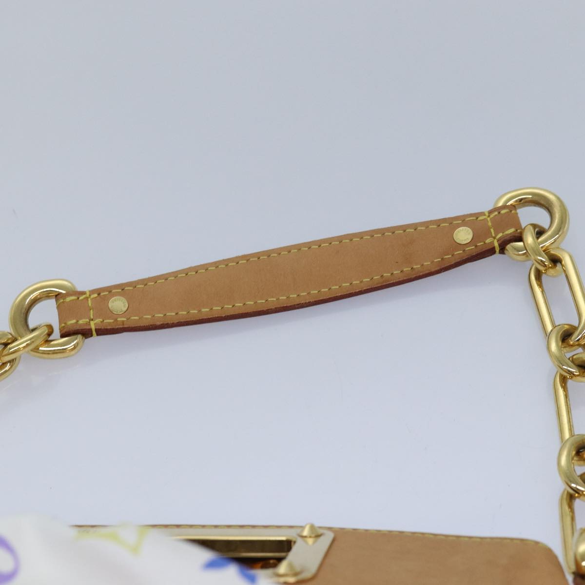 LOUIS VUITTON Monogram Multicolor Judy PM Bag White M40257 LV ar12108A