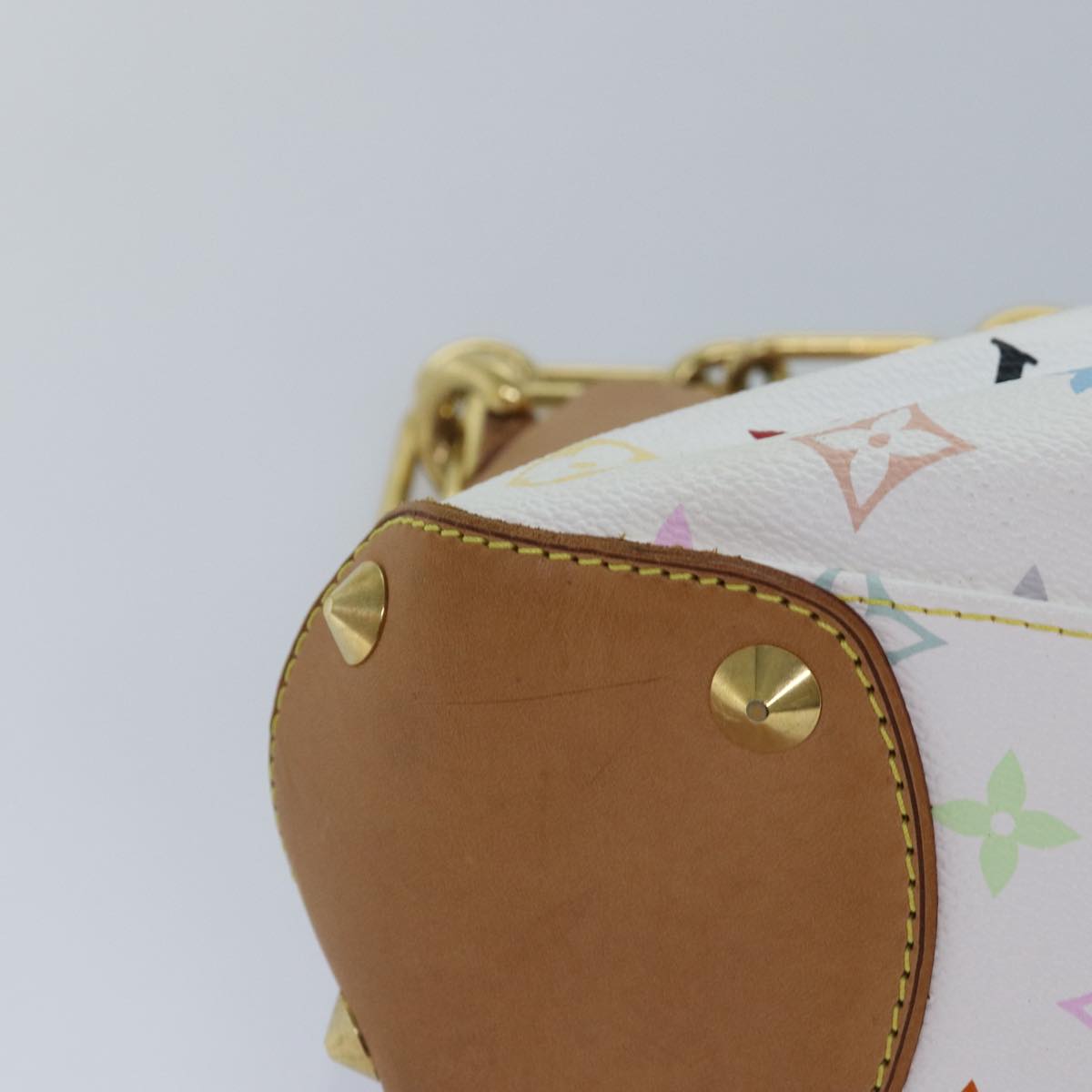 LOUIS VUITTON Monogram Multicolor Judy PM Bag White M40257 LV ar12108A