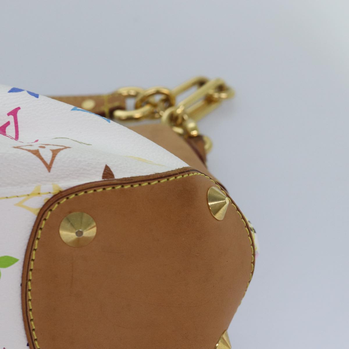 LOUIS VUITTON Monogram Multicolor Judy PM Bag White M40257 LV ar12108A